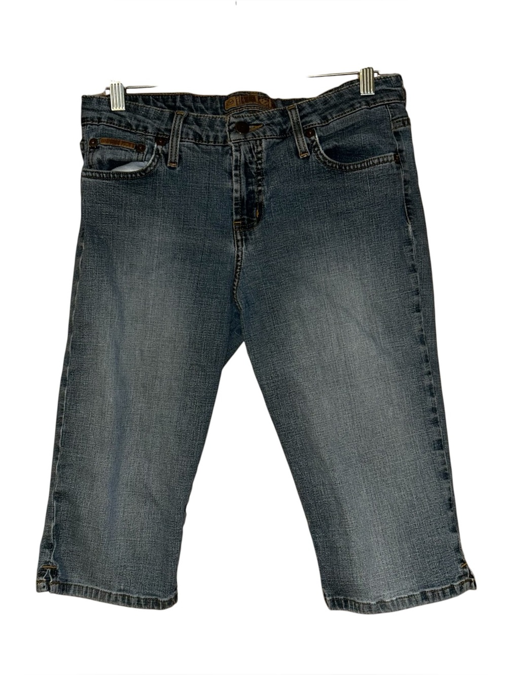 lei Denim Shorts Bermudas Jorts Jean Capris Women’s Size 11 Y2K Stretch